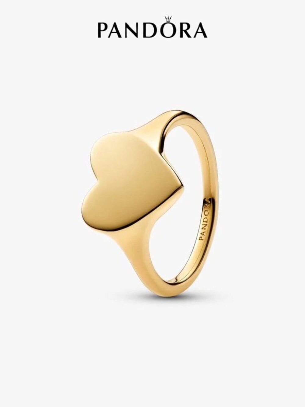 Pandora Engravable Heart Ring